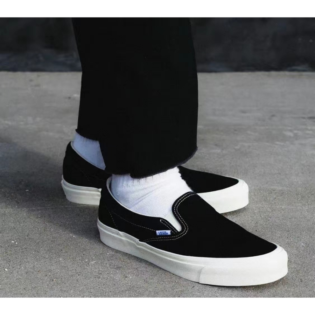 Vans Vault Og Classic Slip On Black White 2020 Shopee Philippines
