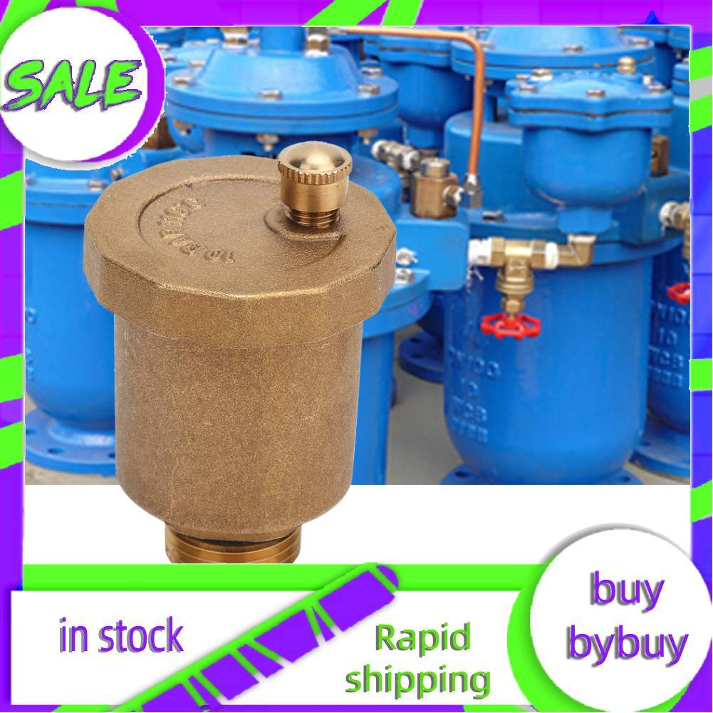 Brass Automatic One Way Air Vent Valve G1/2" Male Thread Air Vent