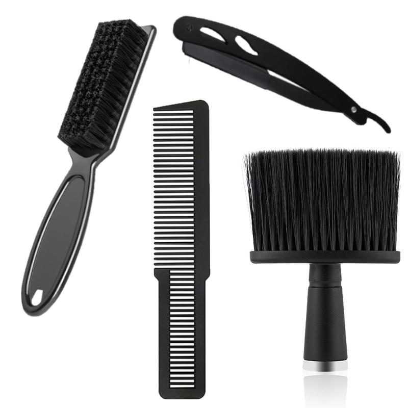 Professional Beard & Mustache Grooming Kit With Razor And Brush , Men’s