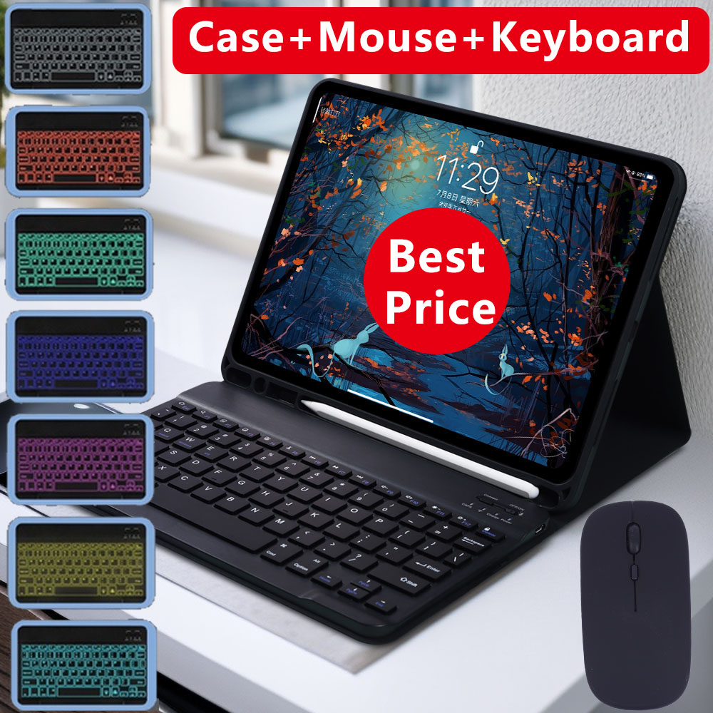 Keyboard case for ipad air 5 Pro 11 case 7th 8th 9th 10th gen case With ...