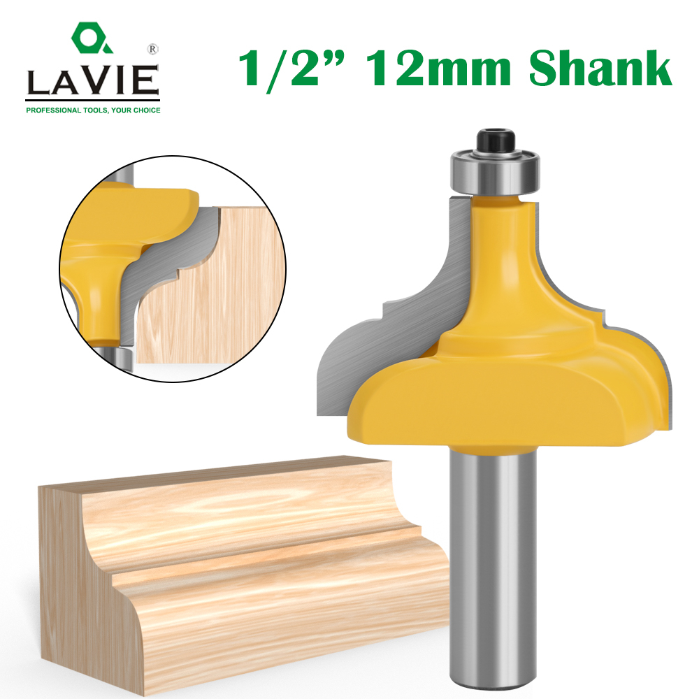 LAVIE 1pc 12mm 1/2 Inch Shank Photo Frame Molding Edging Router Bit ...