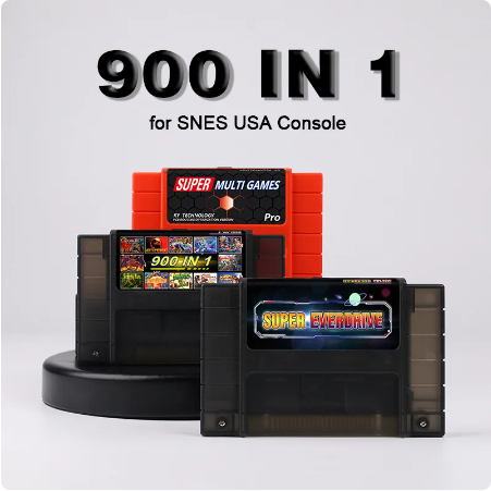 DIY 900 in 1 Super Multi Games Retro 16 Bit Card for SNES Video Console ...