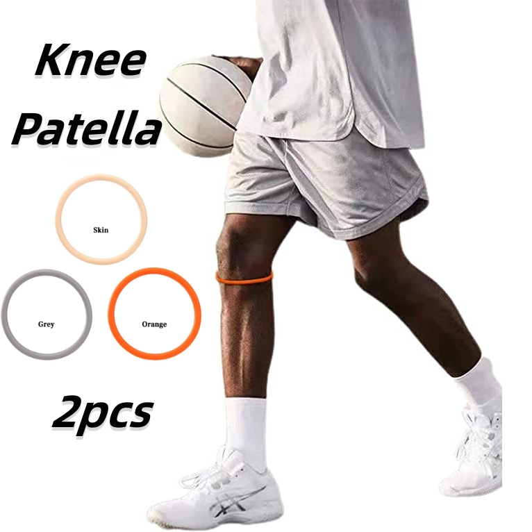 Sport Ac】1Pair Fine Patella Belt Basketball Knee Force Belt Patella Knee  Joint Rope Ring Rubber Band Sports Knee Guard Elastic Fixed Protection