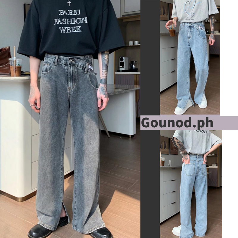 Korean Fashion Baggy Pants Women 2023 Vintage High Waist Jeans
