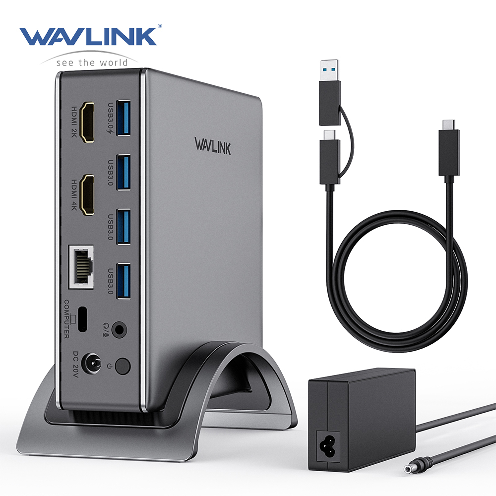 Wavlink In K Display Docking Station Laptop Hub Multifunction Usb