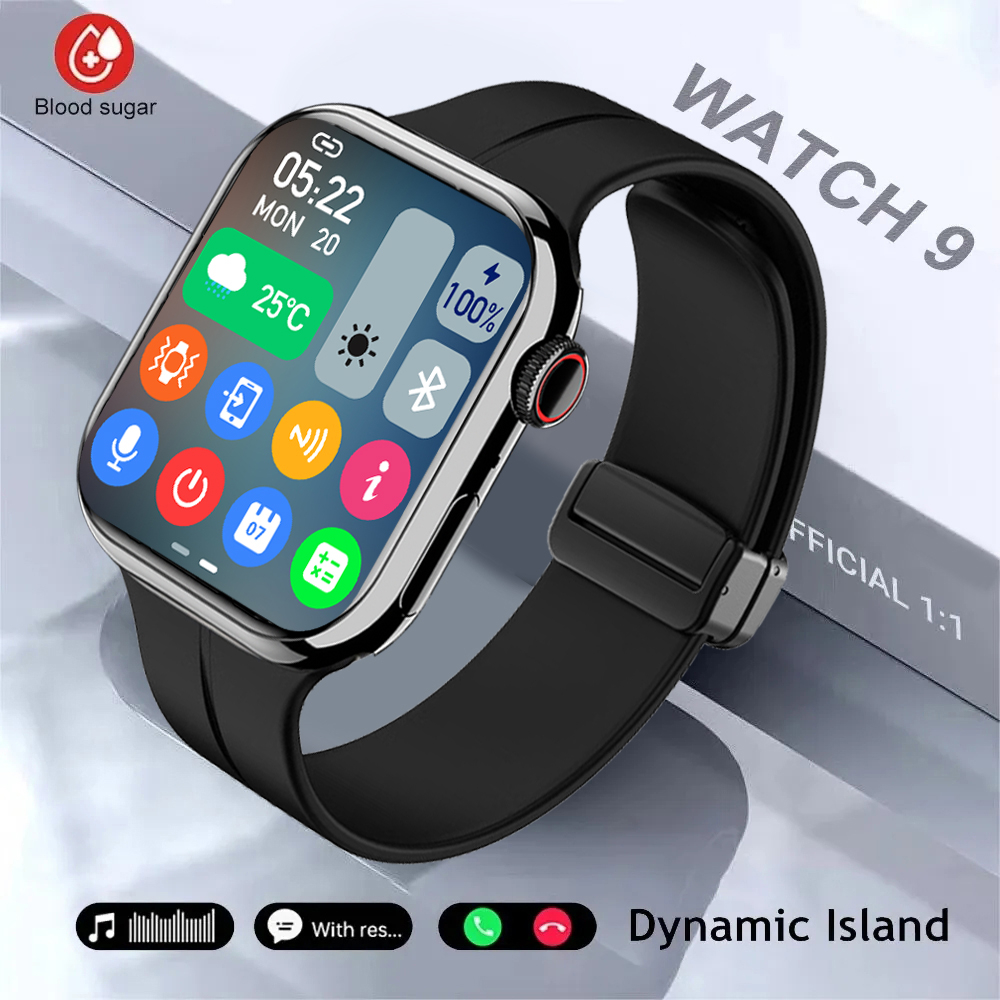 GPS Smart Watch Men For Apple Series Watch Always On Display Body  Temperature BT Call NFC Women Smartwatch For Apple Android