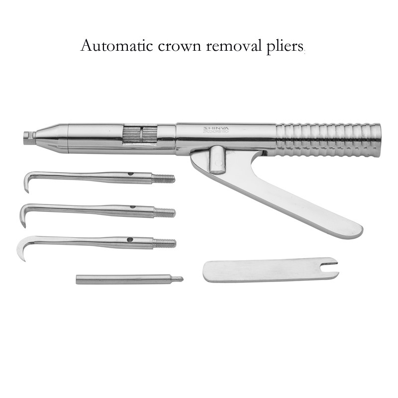 Dental Stainless Steel Automatic Singlehanded Crown Remover Surgical ...