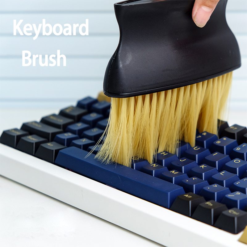 RANDOM COLOR] 1pc synthetic nylon thin brush keyboard cleaner