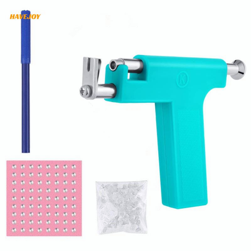 Havejoy Professional Ear Piercing Gun Set with 98PCS Ears Studs Tools