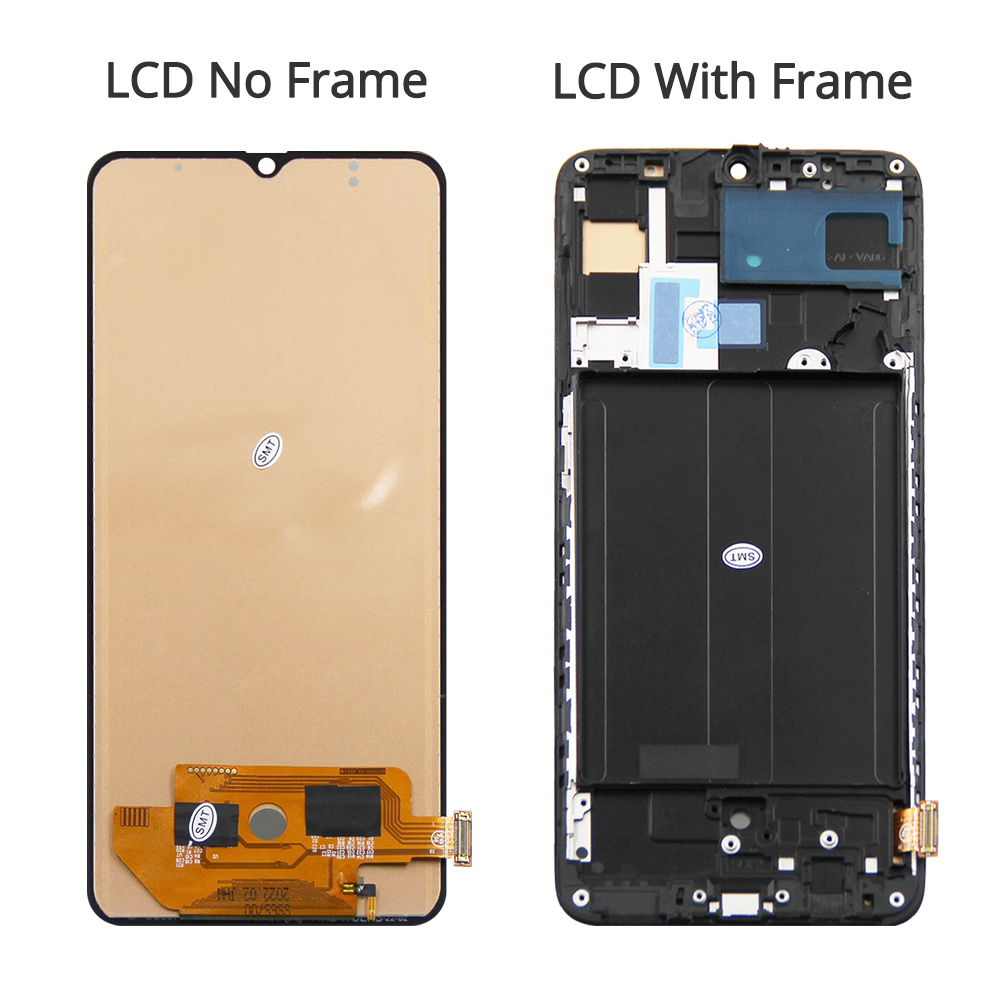 For Samsung Galaxy A70 LCD A705 A705F AMOLED TFT LCD Screen With Frame