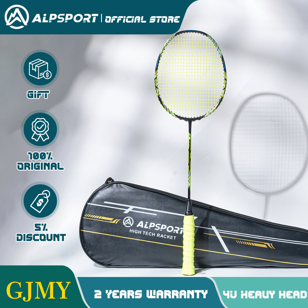 Alpsport Gjmy 4u 82g Max 32 Lbs G5 China Myth Pink Racket Full Carbon ...