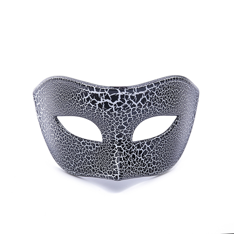 New Crack Flat Head Half Face Mask Halloween Masquerade Party Highend
