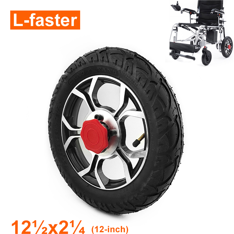 12 Inch Wheel Inflated Tire Tube With Clutch System 17mm Shaft Hole ...