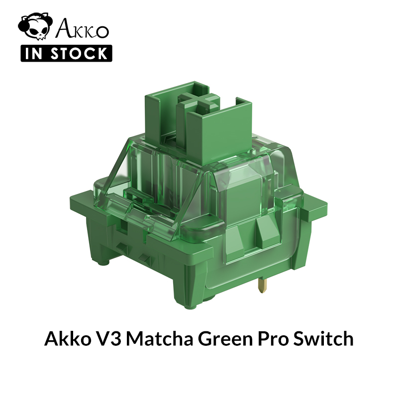 AKKO Matcha Green V3 MECHANICKÉ SPÍNAČE Lubed Switches - Box 45 ks za
