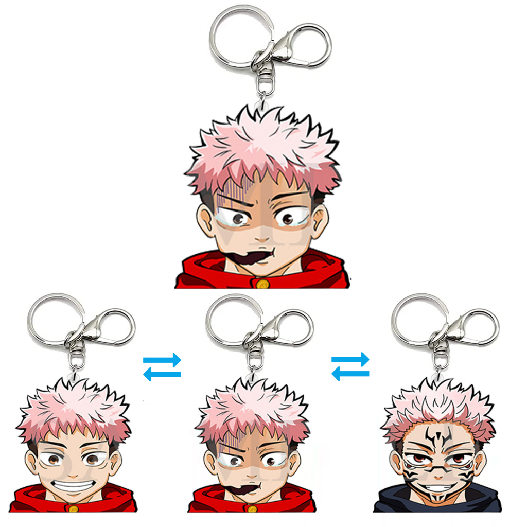 Anime Jujutsu Kaisen Itadori Yuji/Ryomen Sukuna Acrylic Motion Key ...