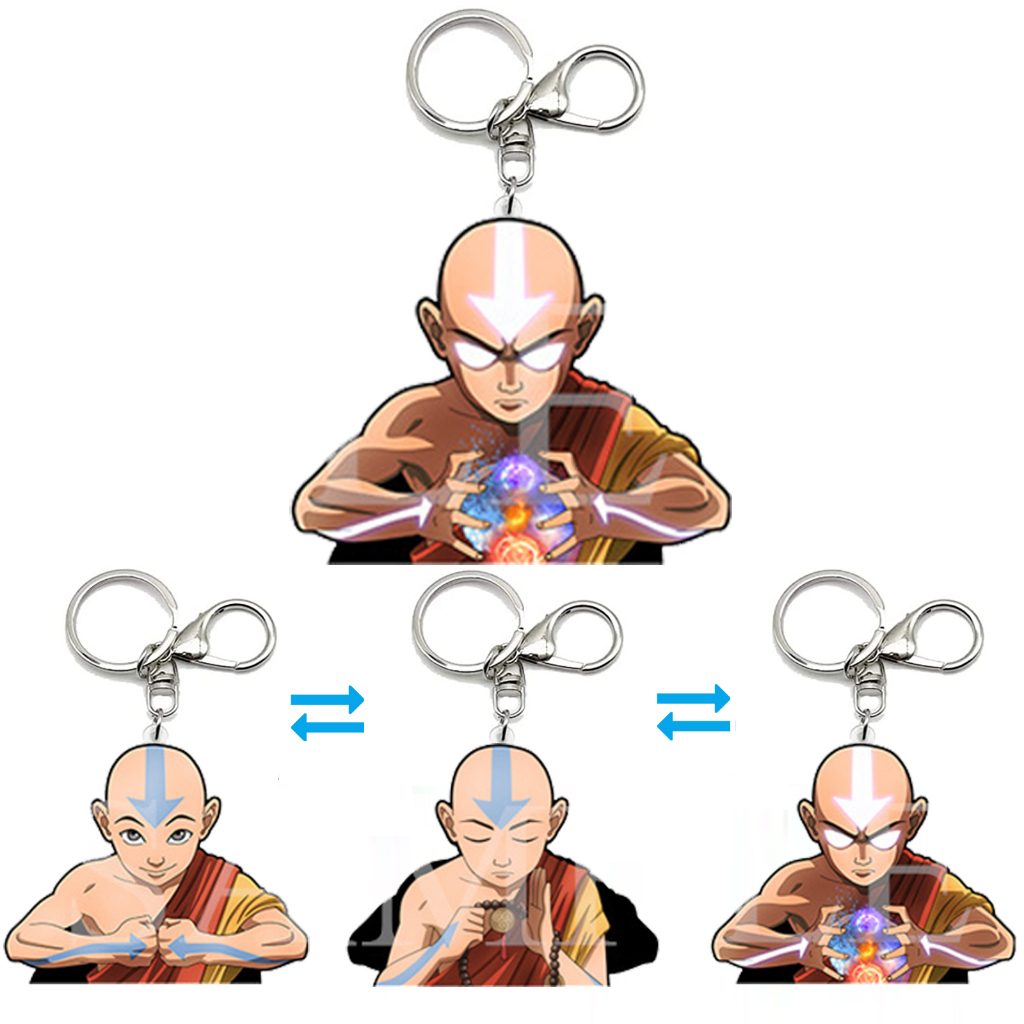 Anime Avatar The Last Airbender Aang Anime Acrylic Motion Key Chains ...