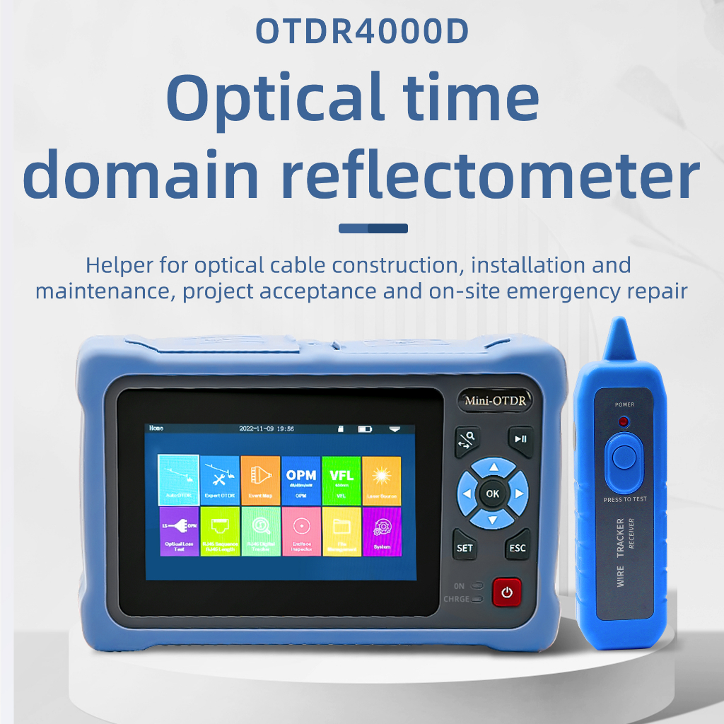 Touch Screen type OTDR 1310/1550nm 26/24dB optical time domain ...