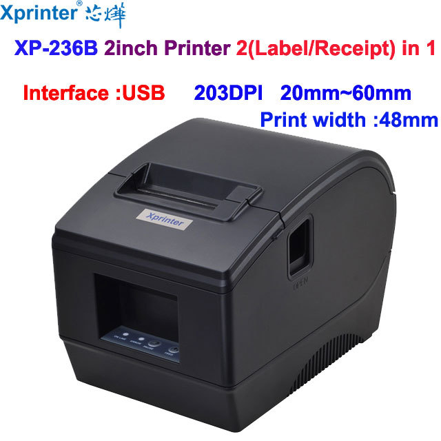 Xprinter 236B Barcode Label printer 20-60mm width | Shopee Philippines