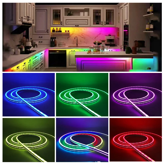 12v Flexible 612 Neon Light Symphony LED Soft Tube Programmable Full ...