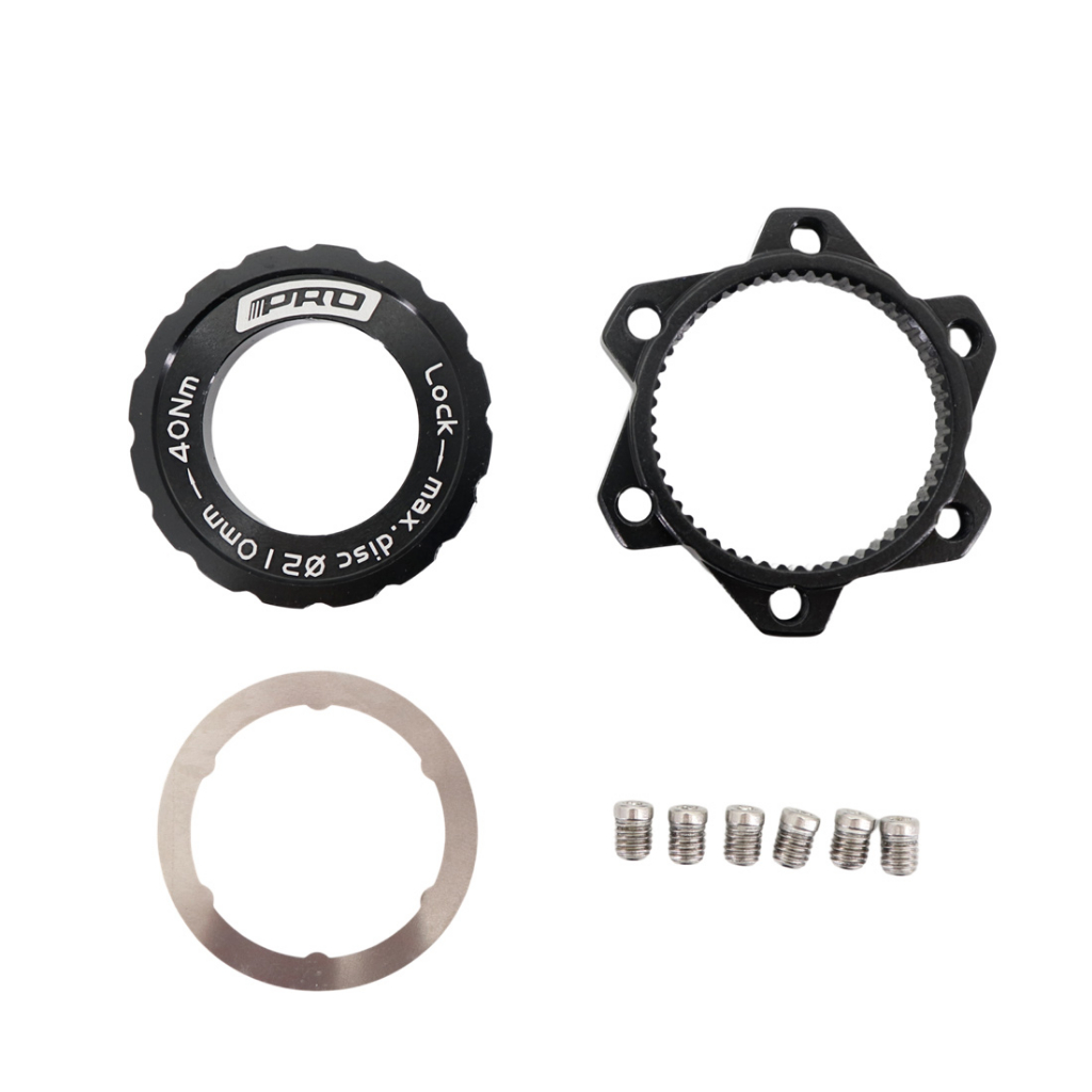 IIIPRO Centerlock to 6 holes Rotor Adapter with Lockring Bike Adapter