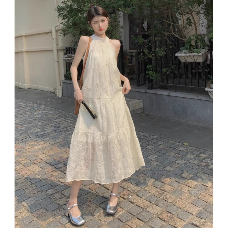 Korean Style Women Ladies Loose Lace Embroidery Summer Sleeveless ...