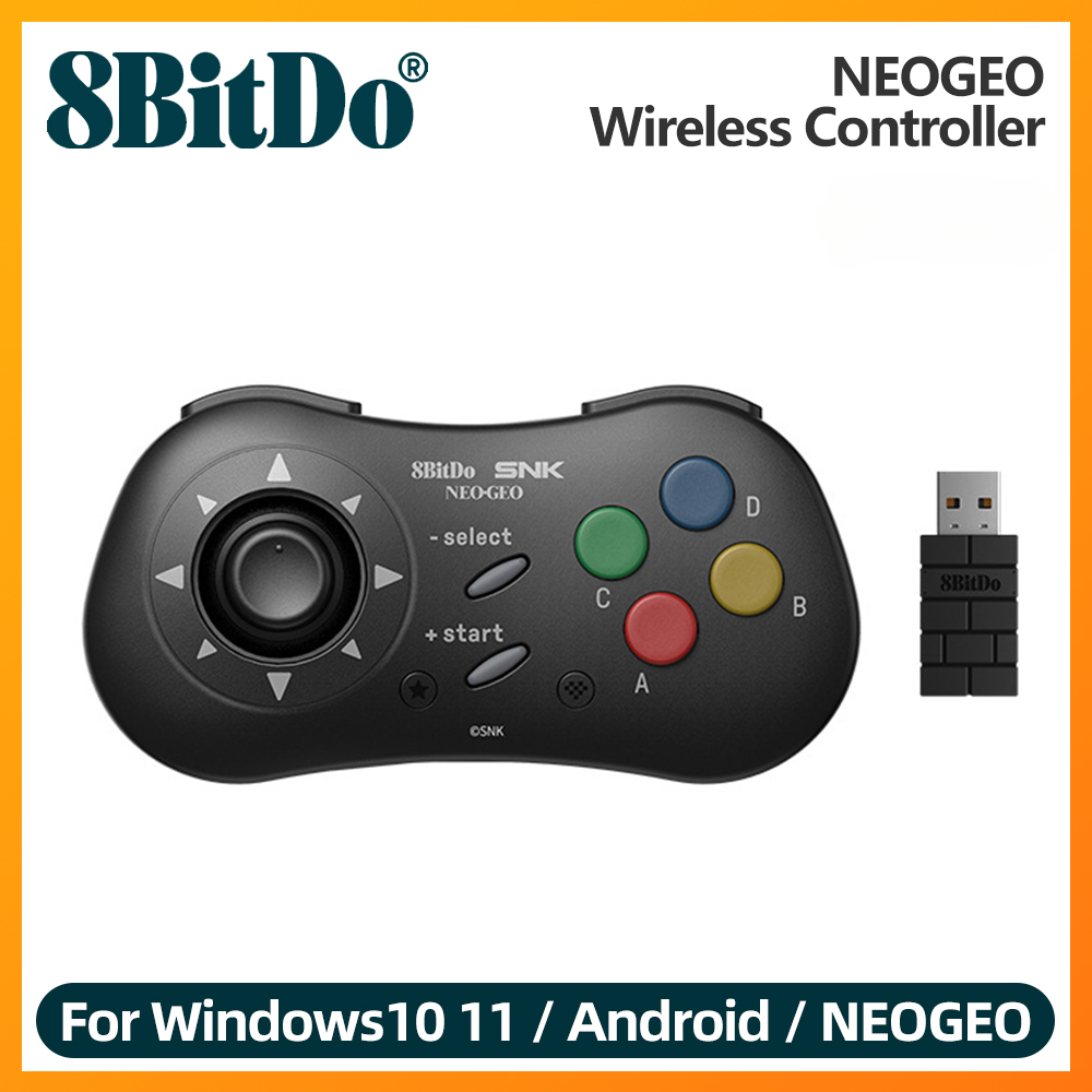 8BitDo NEOGEO Bluetooth Wireless Gaming Controller for Windows 10, 11 ...