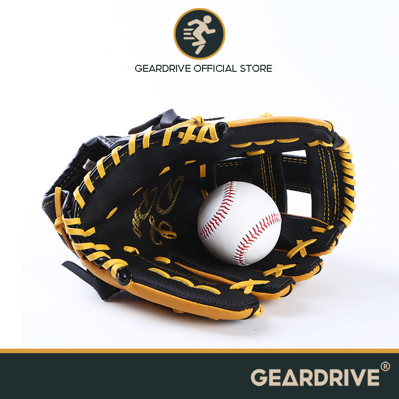 GEARDRIVE Cowhide Baseball Glove For Youth Adult Second Layer Of
