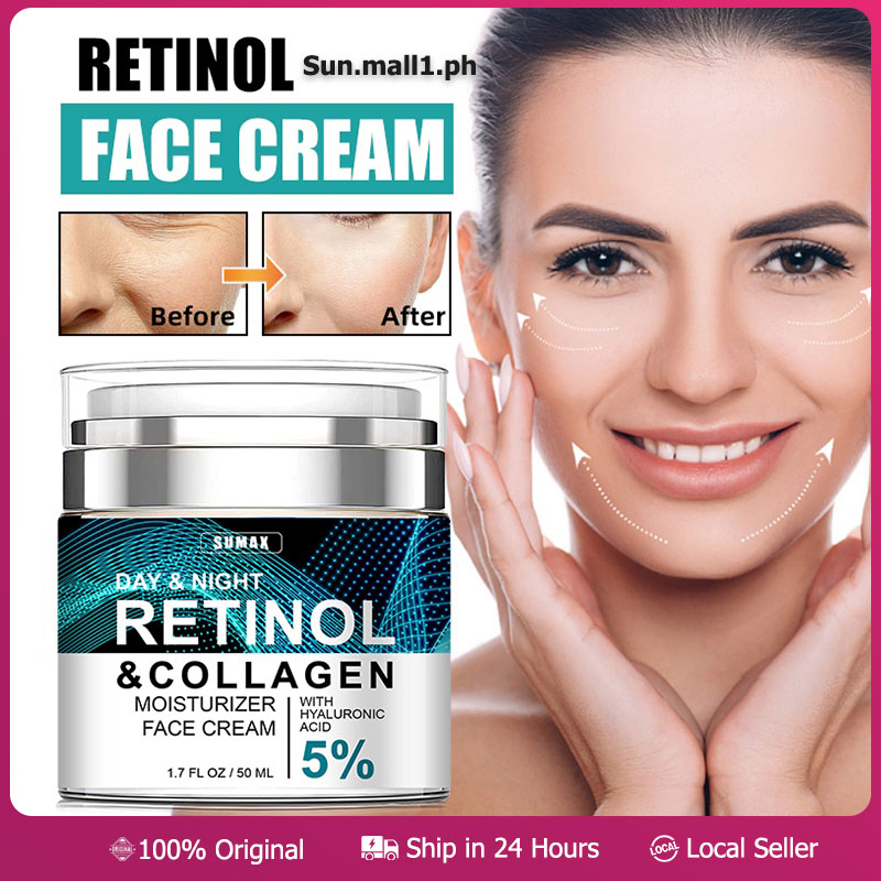 Retinol Cream for Face with Hyaluronic Acid Collagen Face Moisturizer
