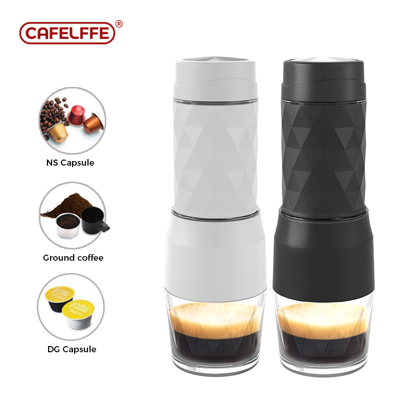 Cafelffe 3 in 1 Portable Coffee Machine Manual Espresso Maker For