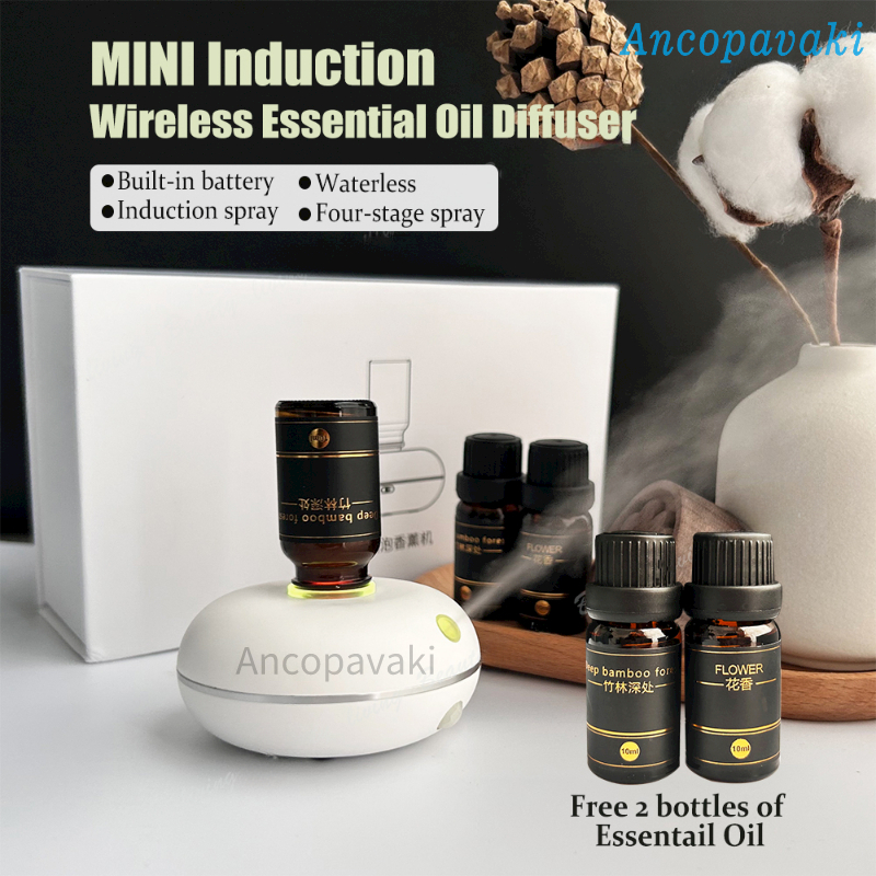 Waterless Diffuser Portable Essential Oil Aroma Diffuser USB ...