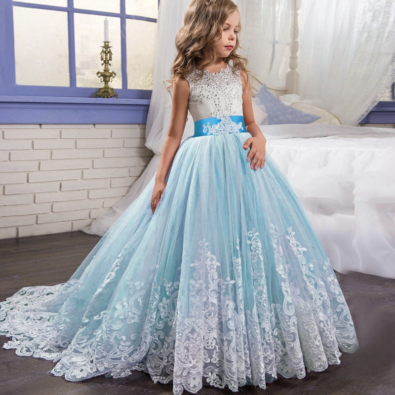 MQATZ Summer Long Birthday Party Dress For Girl Children Bow Sequin Costume Princess Dresses Girls Clothes Wedding Gown LP 231 Shopee Philippines