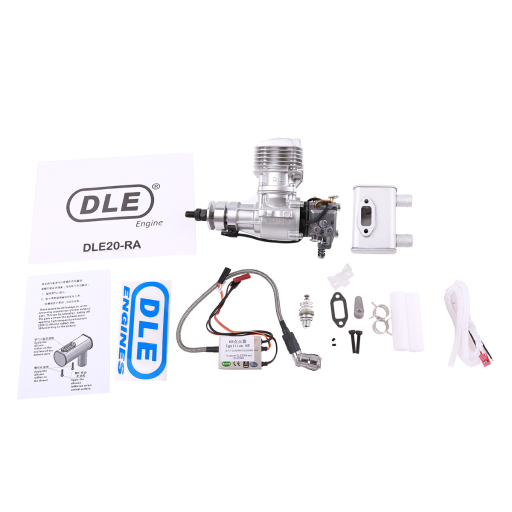 Flight Model On-Board Electric Starter For DLE120CC Gasoline RC Plane Engine (Red)