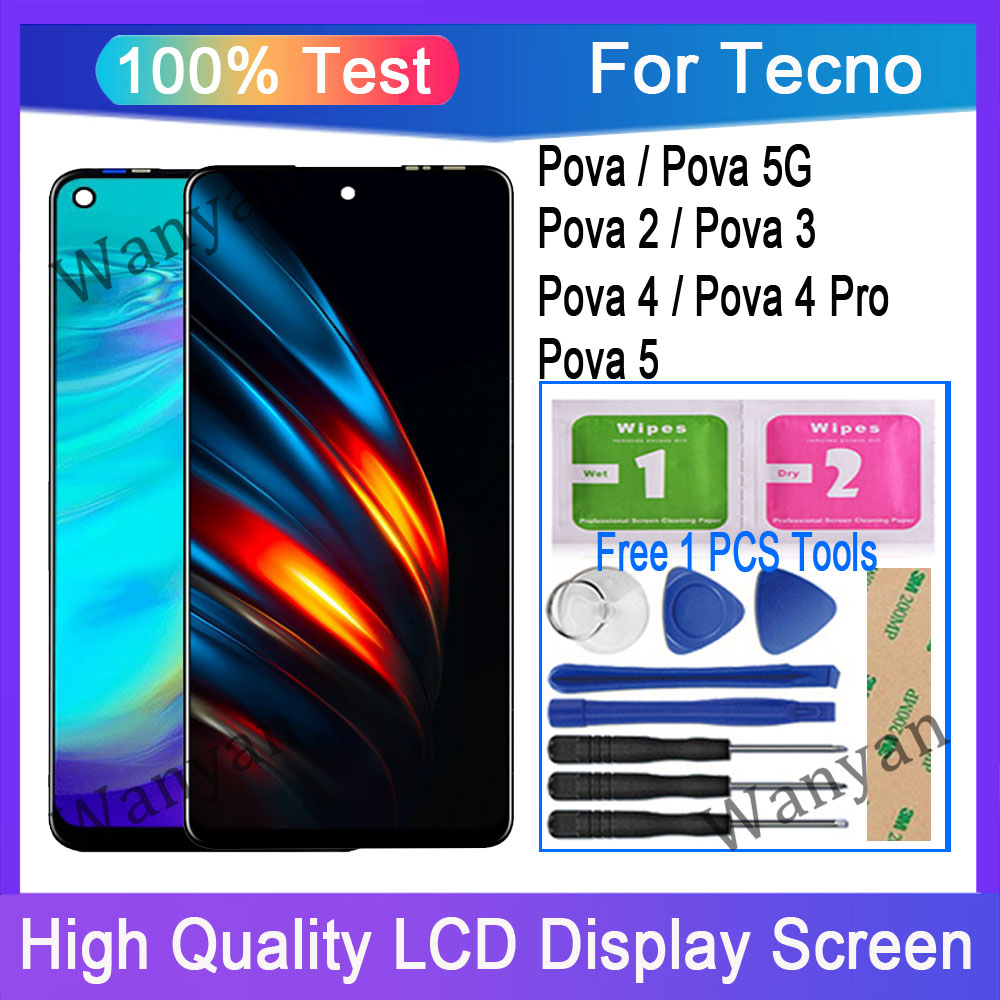 Original Tecno Pova LD7 LD7j Pova 5G LE8 Pova 2 LE7 Pova 3 LF7 Pova 4 ...