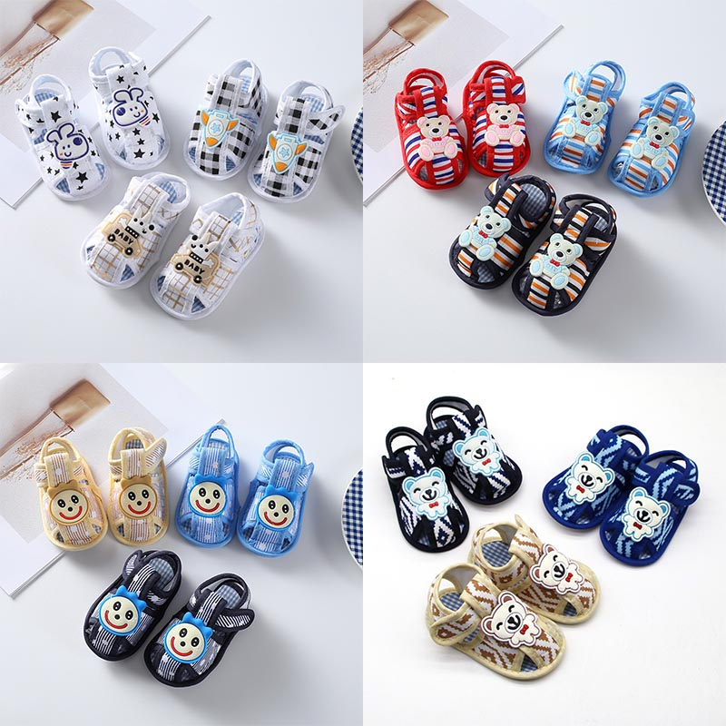 Newborn Baby Sandals Toddler Safety Bumper Toe Shoes Infants Cute