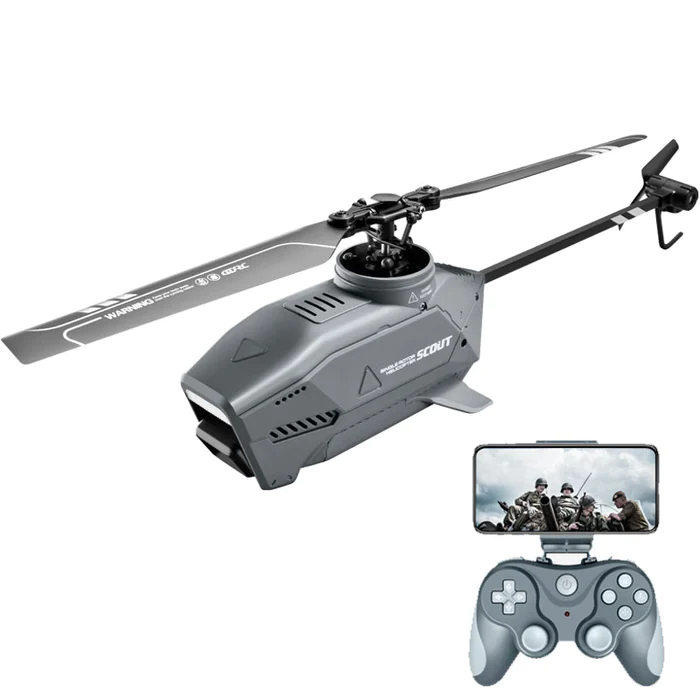 4DRC L1 RC Helicopter 4CH Single-Blade Flybarless Helicopter Mini Black ...