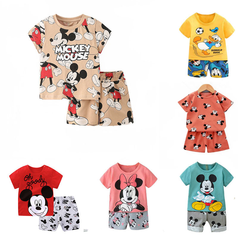 Ready Stock summer terno baby boy clothes set kids clothes Cartoon baby boys clothes 2pcs for 1 2 3T clothes for kids Shopee Philippines