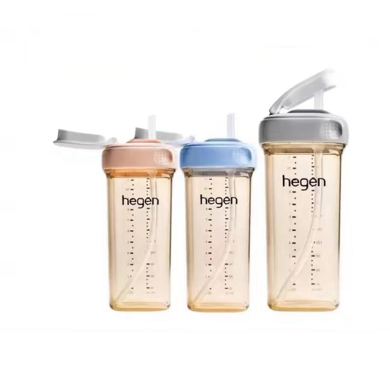 Genuine HEGEN PCTO Straw Cup PPSU Drinking Bottle Straw Spout Baby