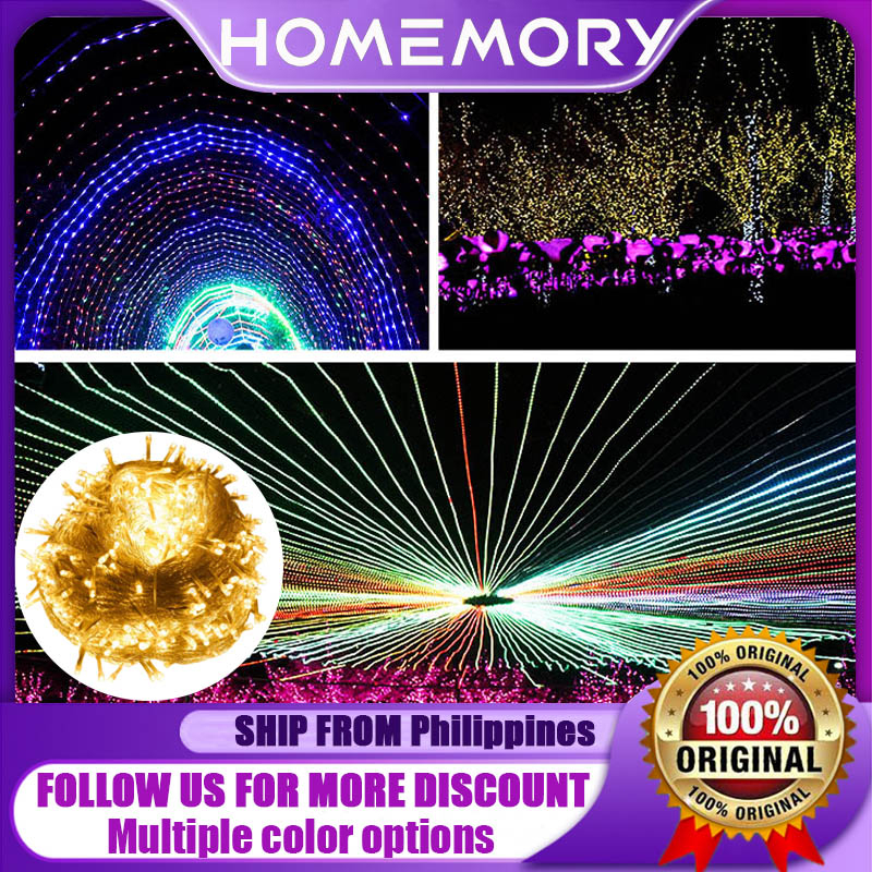 HOMEMORY Christmas Lights 10M 100 LED String Outdoor Waterproof