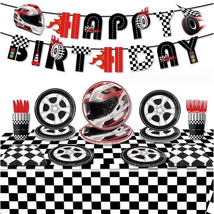 Racing Car Birthday Party Supplies Boys Race Car Birthday Decorations