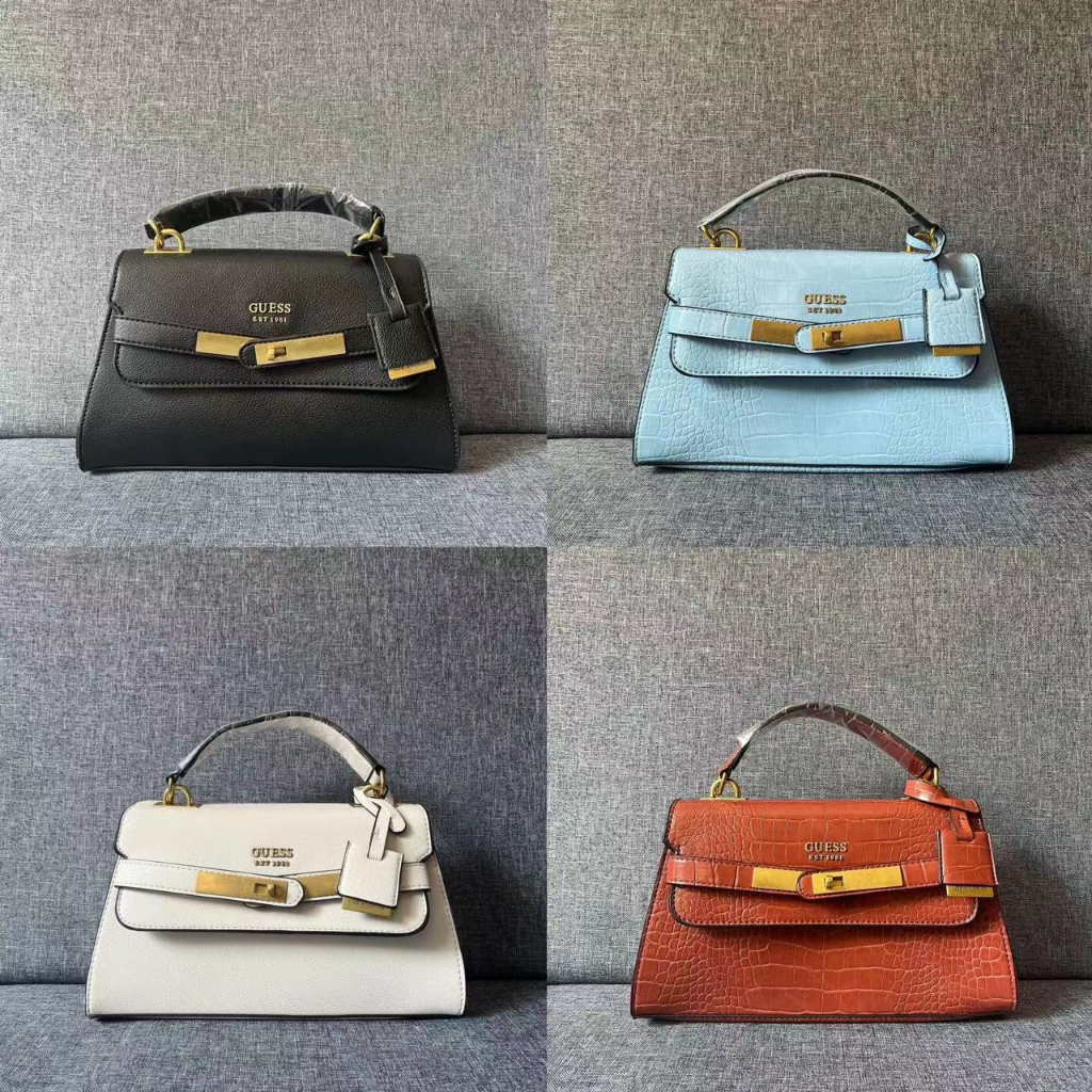 GUES'S Handbag Solid Color Kelly Messenger Bag Shopee Philippines