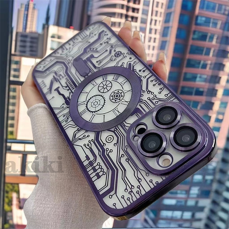 High quality TPU circuit design Phone Case iPhone 15 Pro Max