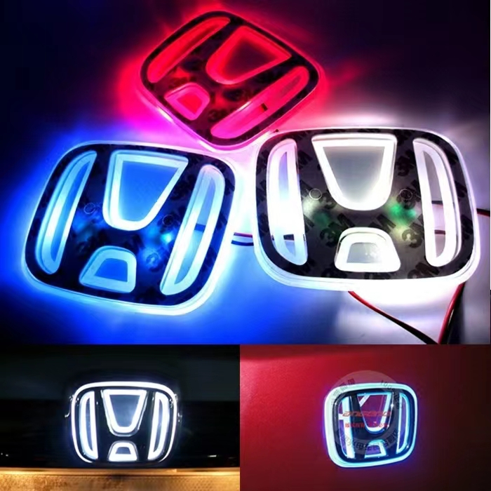 Honda 2D LED Car Emblem Logo Shopee Philippines