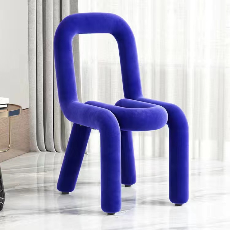 Bold Chair Creative Influencer Makeup Stool Unique Single Shaped Chair ...