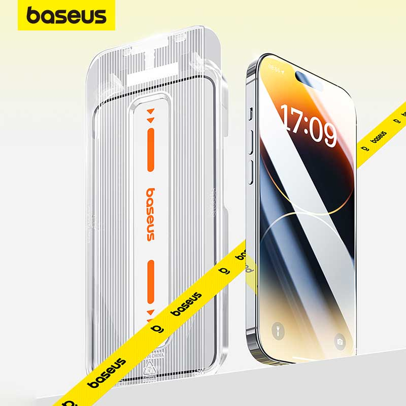 Baseus Corning Series Full-Coverage HD Tempered Glass Screen Protector ...