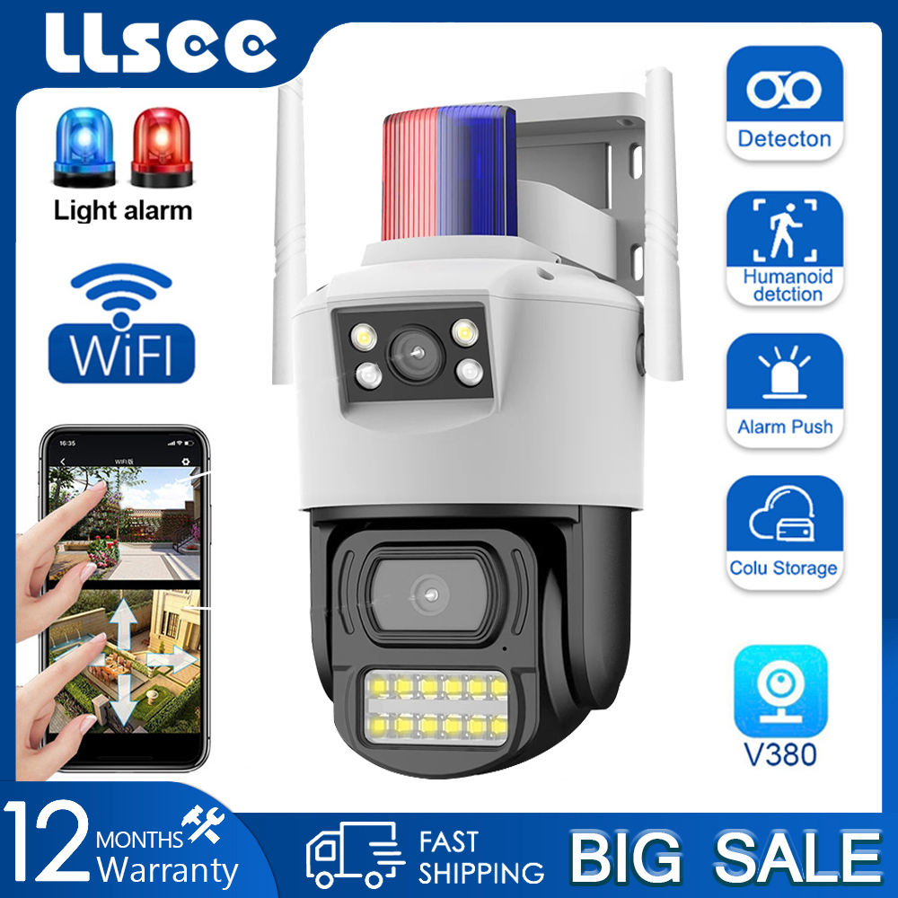 LLSEE v380 pro, 4G sim card, cctv camera wifi, ptz camera wireless