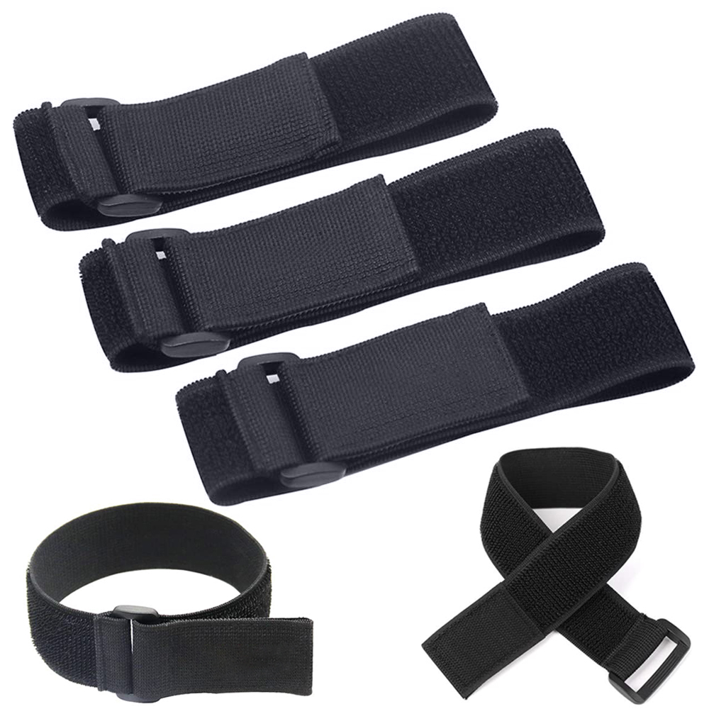 2 Pcs Elastic Hook and Loop Cinch Adjustable Straps, Super Stretch ...