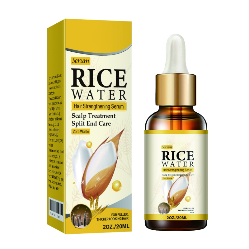Rice Water Hair Strengthening Serum Anti Hair Loss Nourishing Scalp