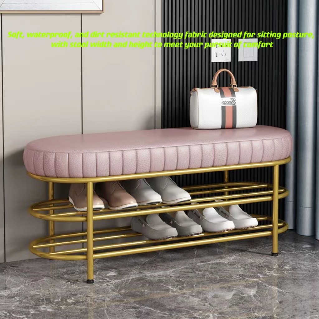 New Style Influencer Shoe Changing Stool Hallway Shoe Rack Simple ...