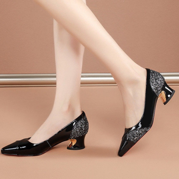 Genuine Leather Shoes Ladies Genuine Leather Shoes Patented Leather