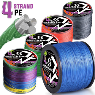 Ashconfish 4 Strands 4 Weaves 1000M Super Power Braided Fishing Line Braided  Lines Saltwater Freshwater Line,6-100LB All Colors
